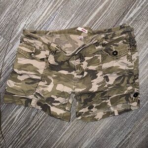 BONGO Women's Camo Cargo Shorts